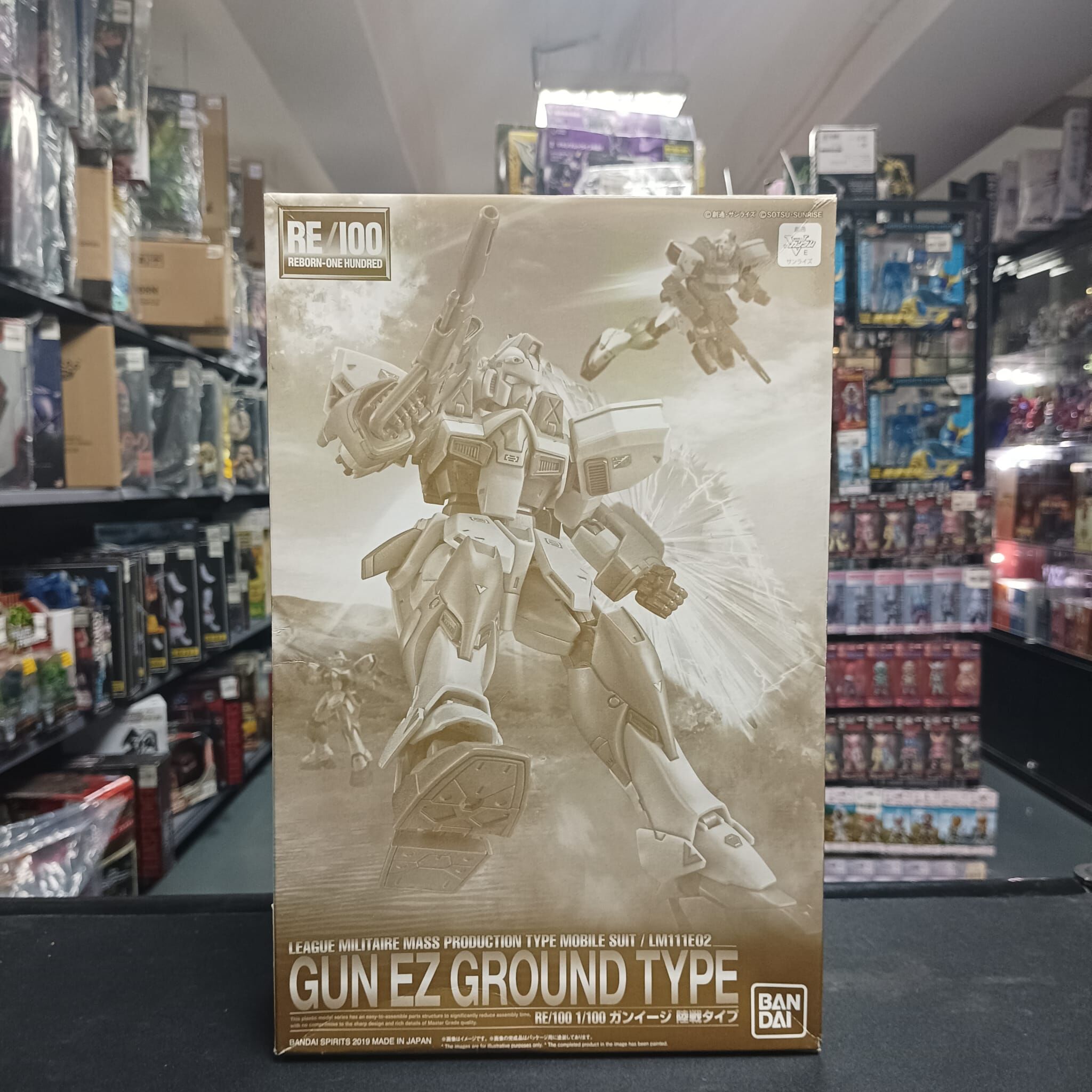 GUNDAM-RE/100 Gun EZ Ground Type (Bluebird Team Custom)