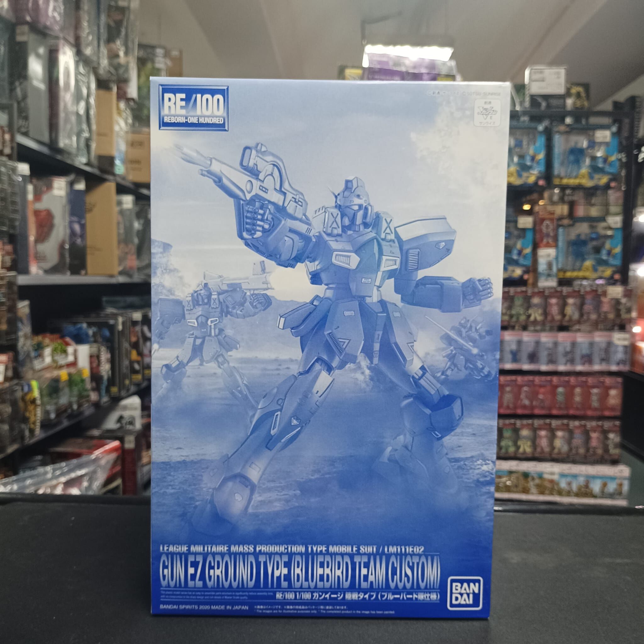GUNDAM-RE/100 Gun EZ Ground Type (Bluebird Team Custom)