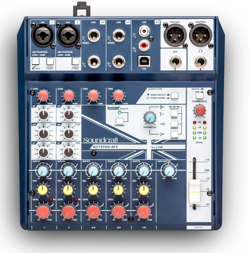 Soundcraft︳Notepad-8FX