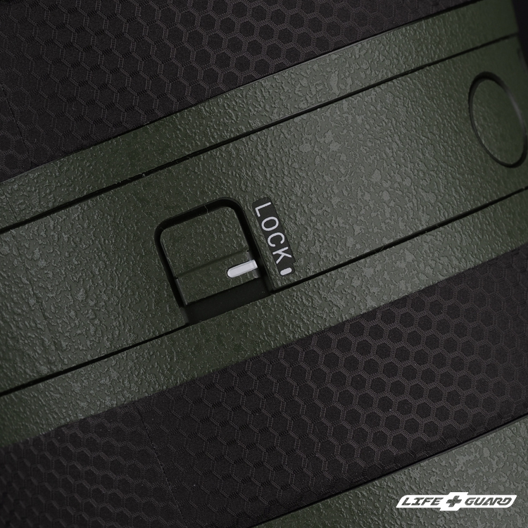 SIGMA 24-70mm F2.8 DG DN II 貼膜質感特寫，LIFE+GUARD 設計風格