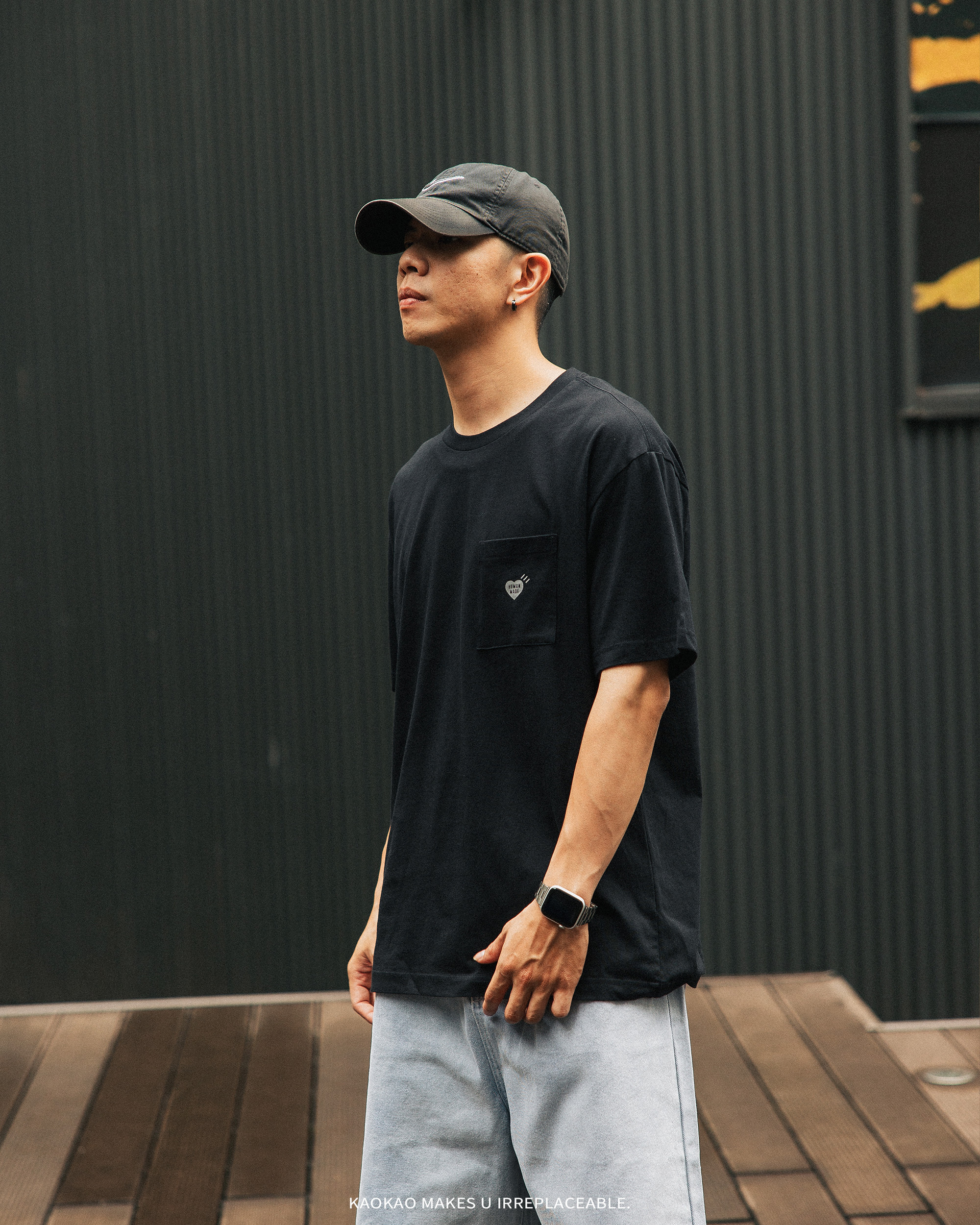 HUMAN MADE  POCKET 愛心 口袋 素T 單件【hm29cs043】