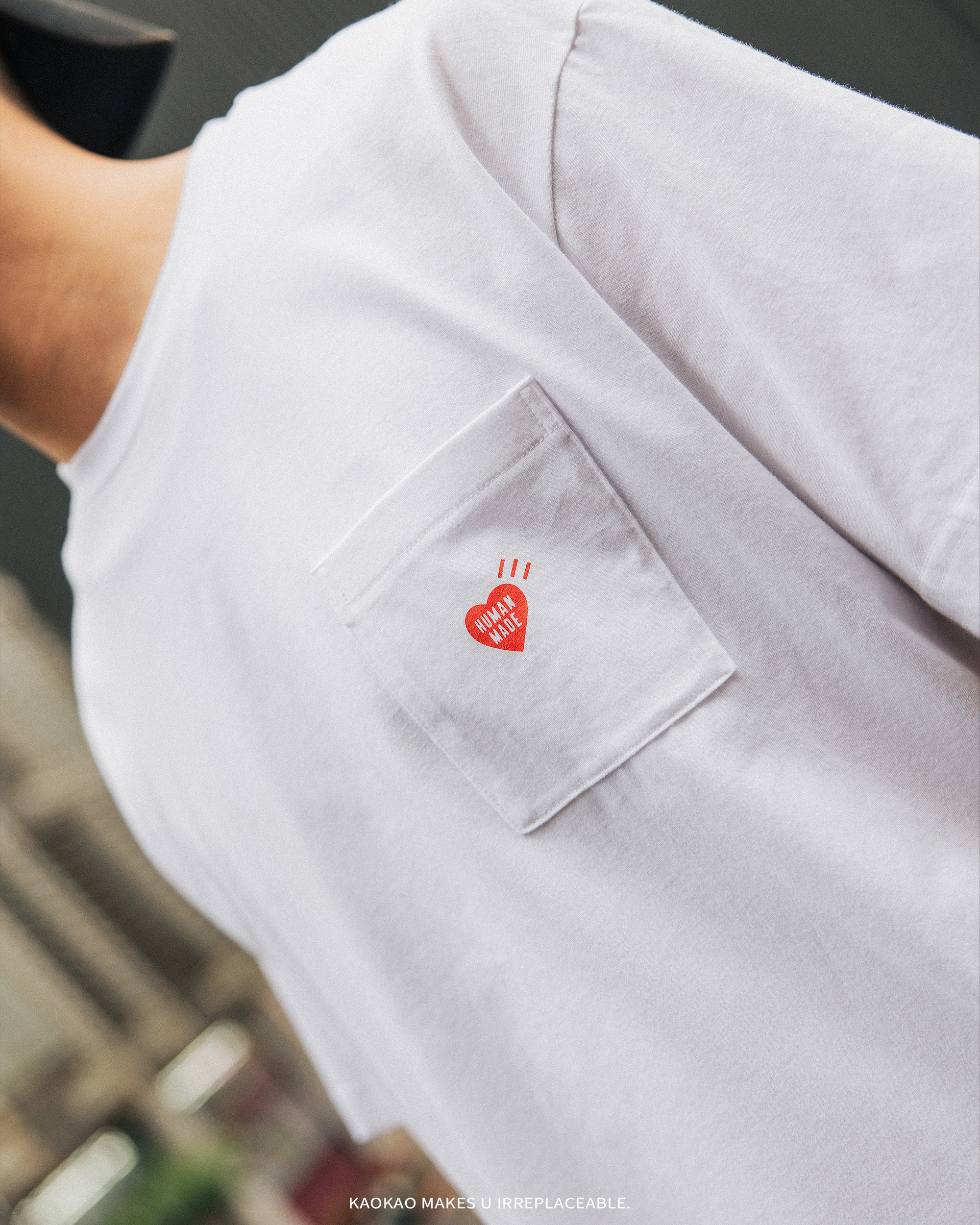 HUMAN MADE 3-PACK POCKET T-SHIRT SET 愛心口袋素T 三件組【hm29c