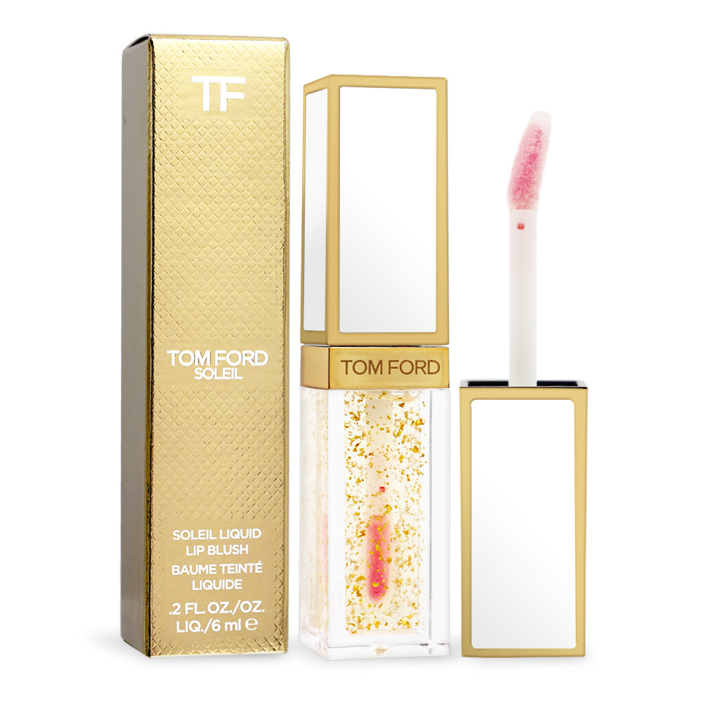 TOM FORD 太陽輕吻金箔潤唇露(6ml)-國際航空版