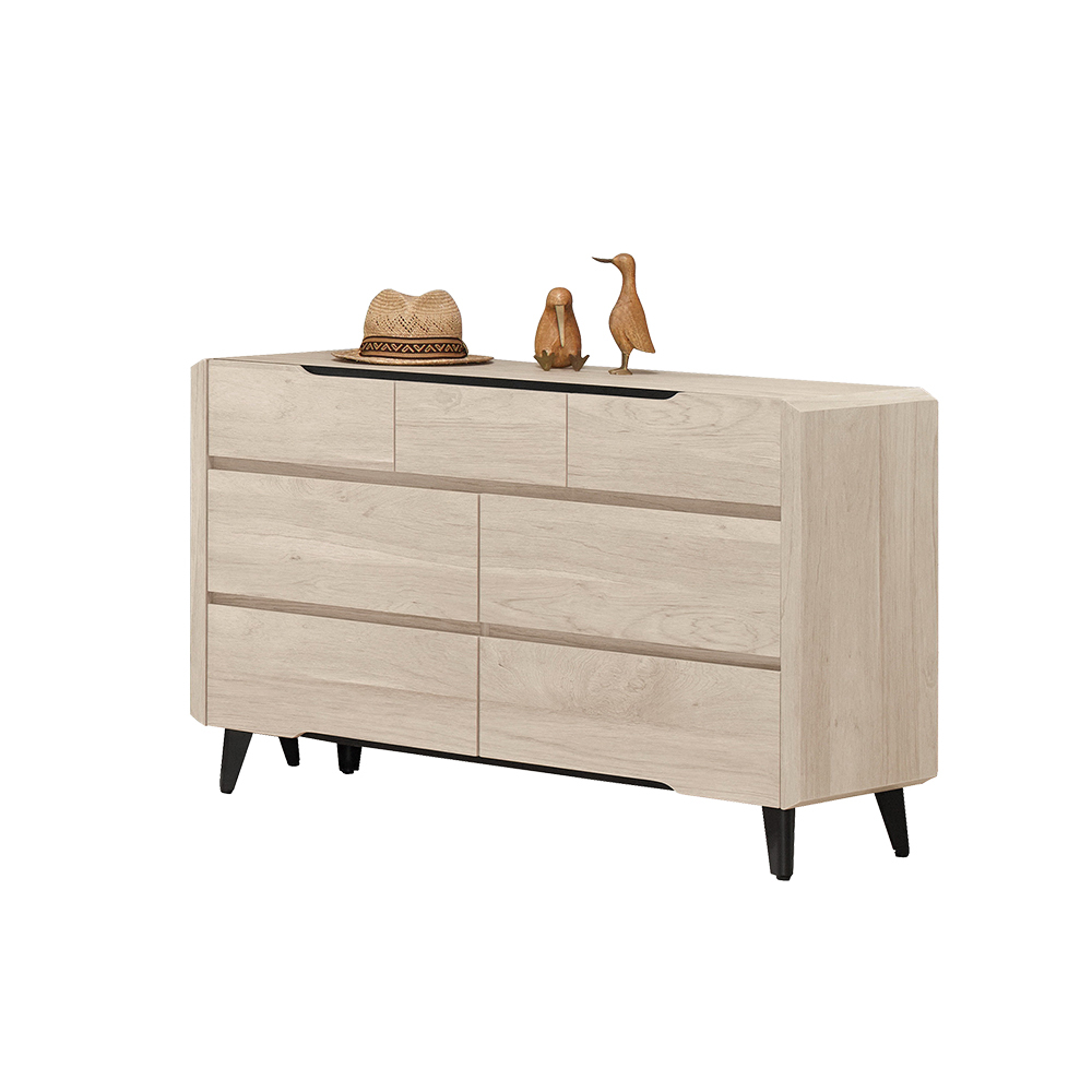 波恩4尺六斗櫃/七抽收納櫃/置物櫃