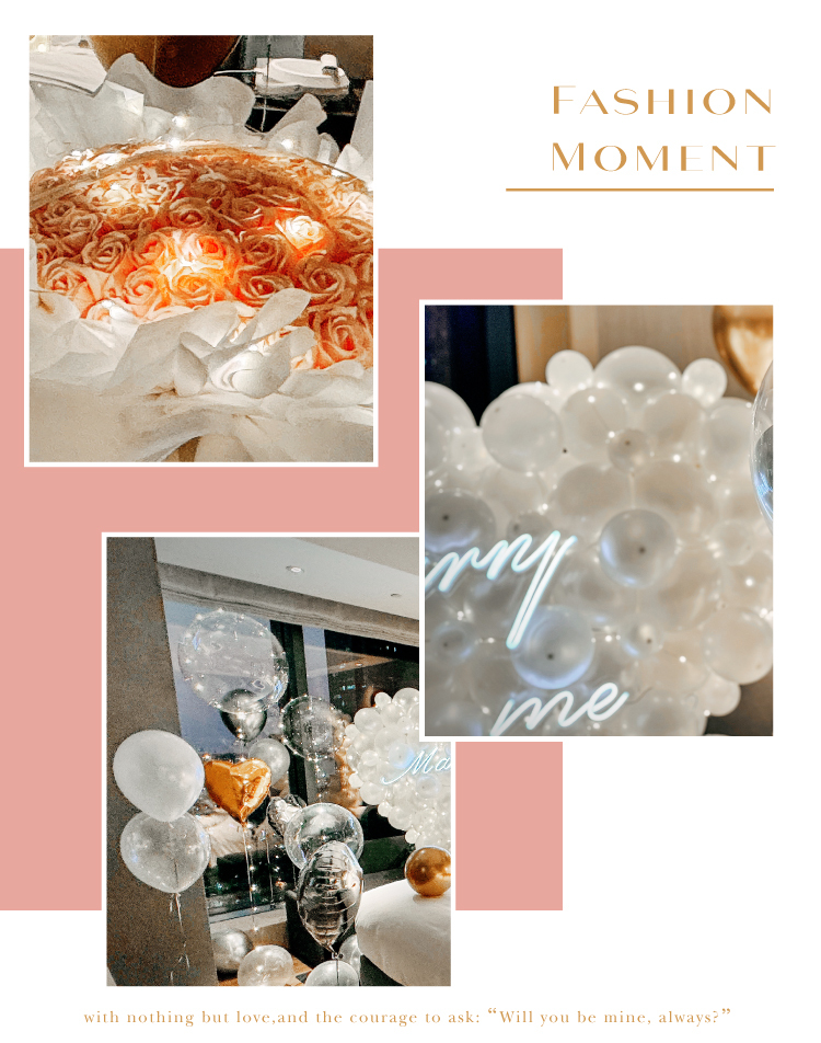 【飯店】 求婚驚喜．洲際．金白色系