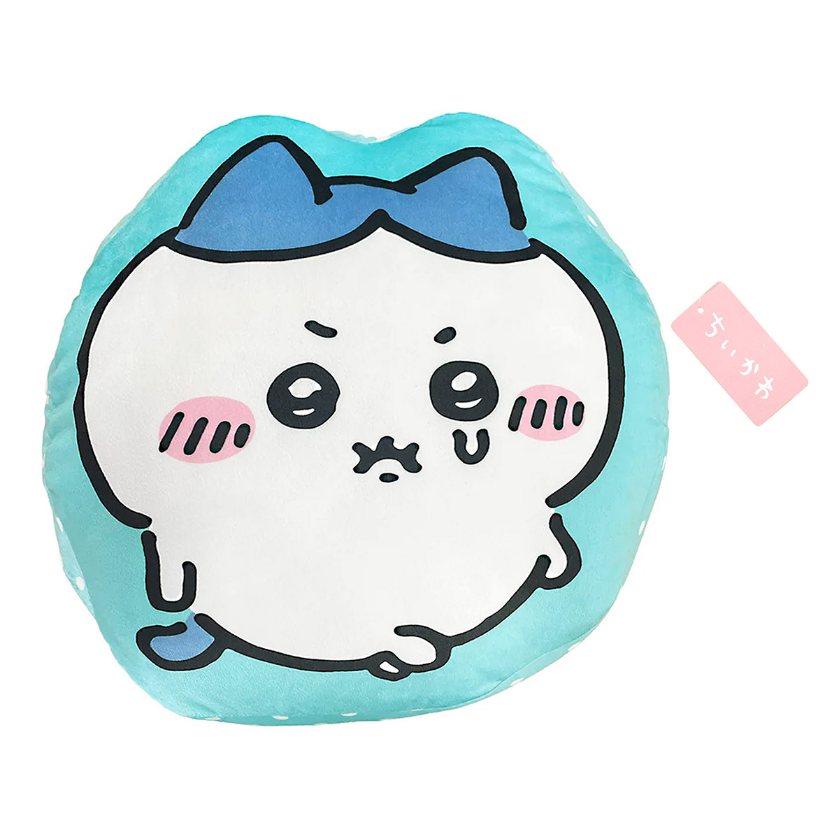 日本MARUSHIN 吉伊卡哇 H41×W42×D12cm 藍色抱枕 -792867