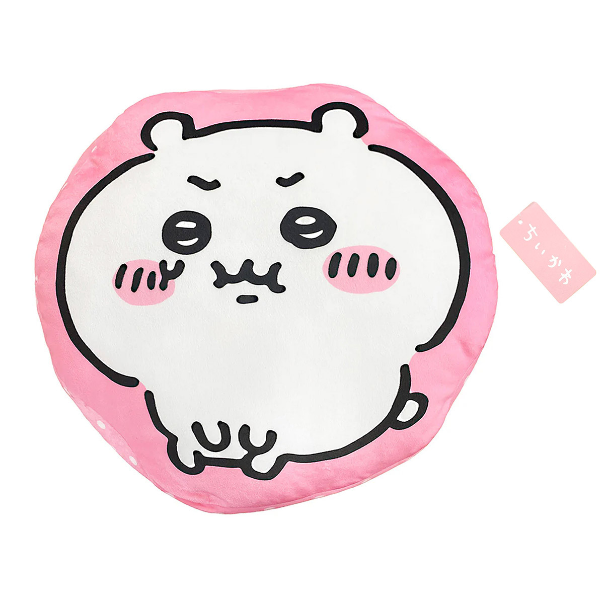 日本MARUSHIN 吉伊卡哇 H41×W44×D12cm 粉紅抱枕 -792850