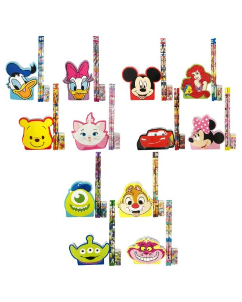 迪士尼 文具套裝 4件裝 (隨機出貨)