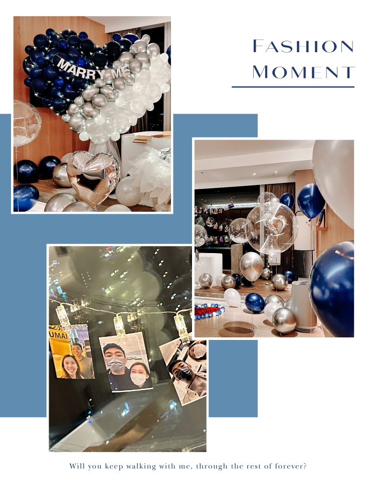 【飯店】求婚驚喜．承億．藍銀白色系