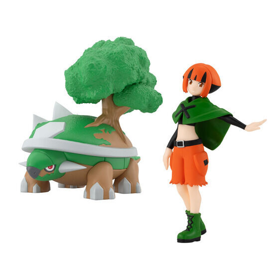 [魂SHOP限定] 精靈寶可夢 神奧地區 菜種&土台龜 POKEMON SCALE WORLD SINNOH REGION GARDENIA & TORTERRA W/O GUM