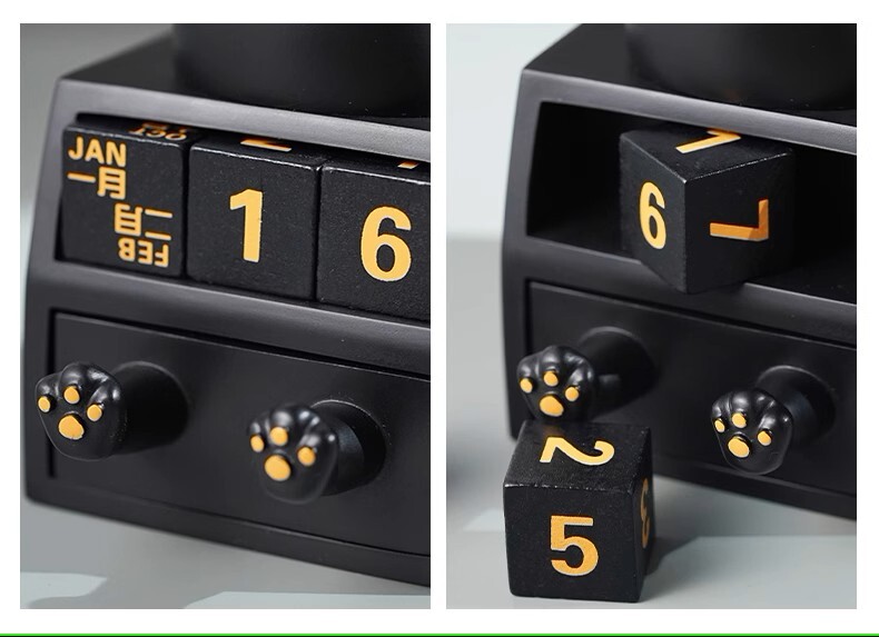 大英博物館｜安德森貓和她的朋友們系列｜巴斯特萌貓收納盒手機支架日曆擺件