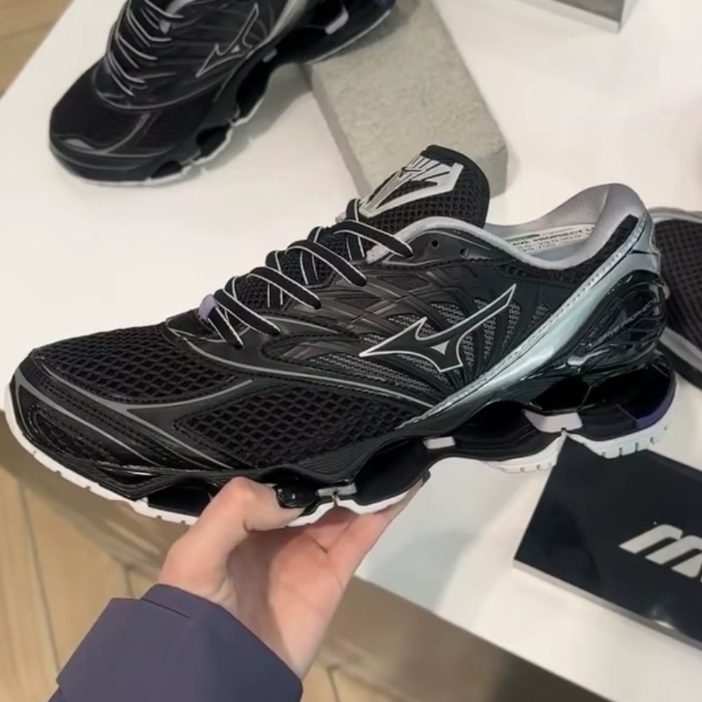 MIZUNO WAVE PROPHECY LS 黑銀紫 簍空 美津濃 慢跑鞋 男鞋 D1GA250701
