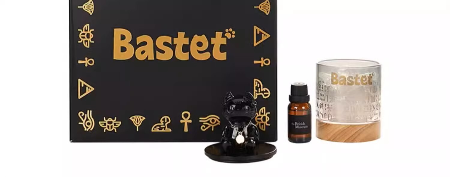 大英博物館｜安德森貓和她的朋友們系列｜晶石香薰燈擺件香氛禮盒