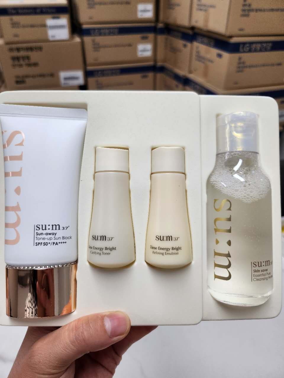 【直播】LL061730 su:m37° 呼吸美白防曬霜套裝