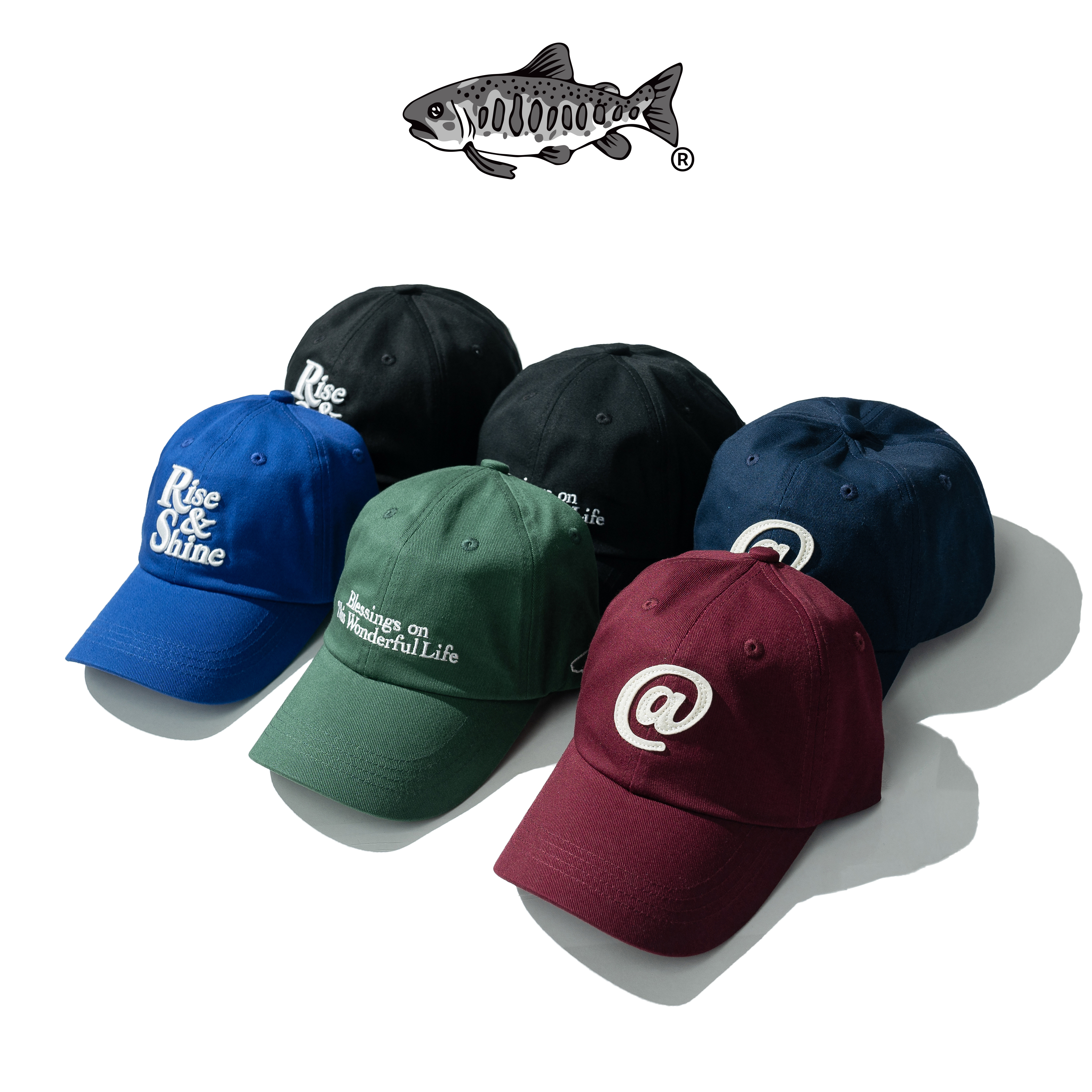 AGILITY Embroidery 6 Panel Cap 美好日子 棒球帽 [A-CA7]