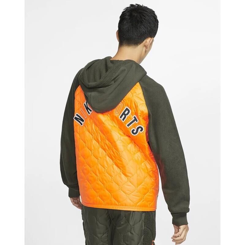 【現貨】 Nike 拼接刷毛連帽T｜街頭潮流 × 保暖機能 長袖 BV4602-355 G-21