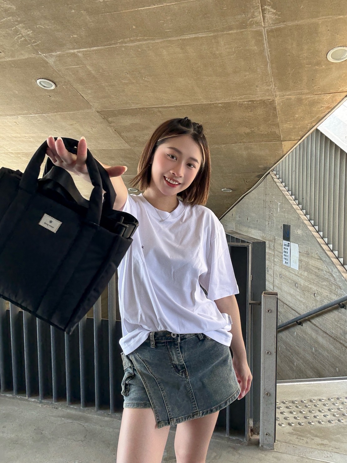 SNOW PEAK 日系斜紋手提包｜日常 × 輕便 × 質感機能包 防潑水