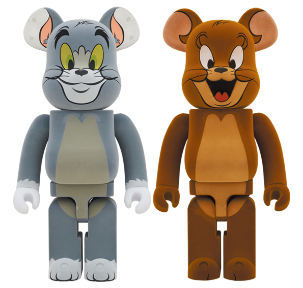 BEARBRICK TOM & JERRY FLOCKY Ver. (TOM AND JERRY) 1000% SET OF 2