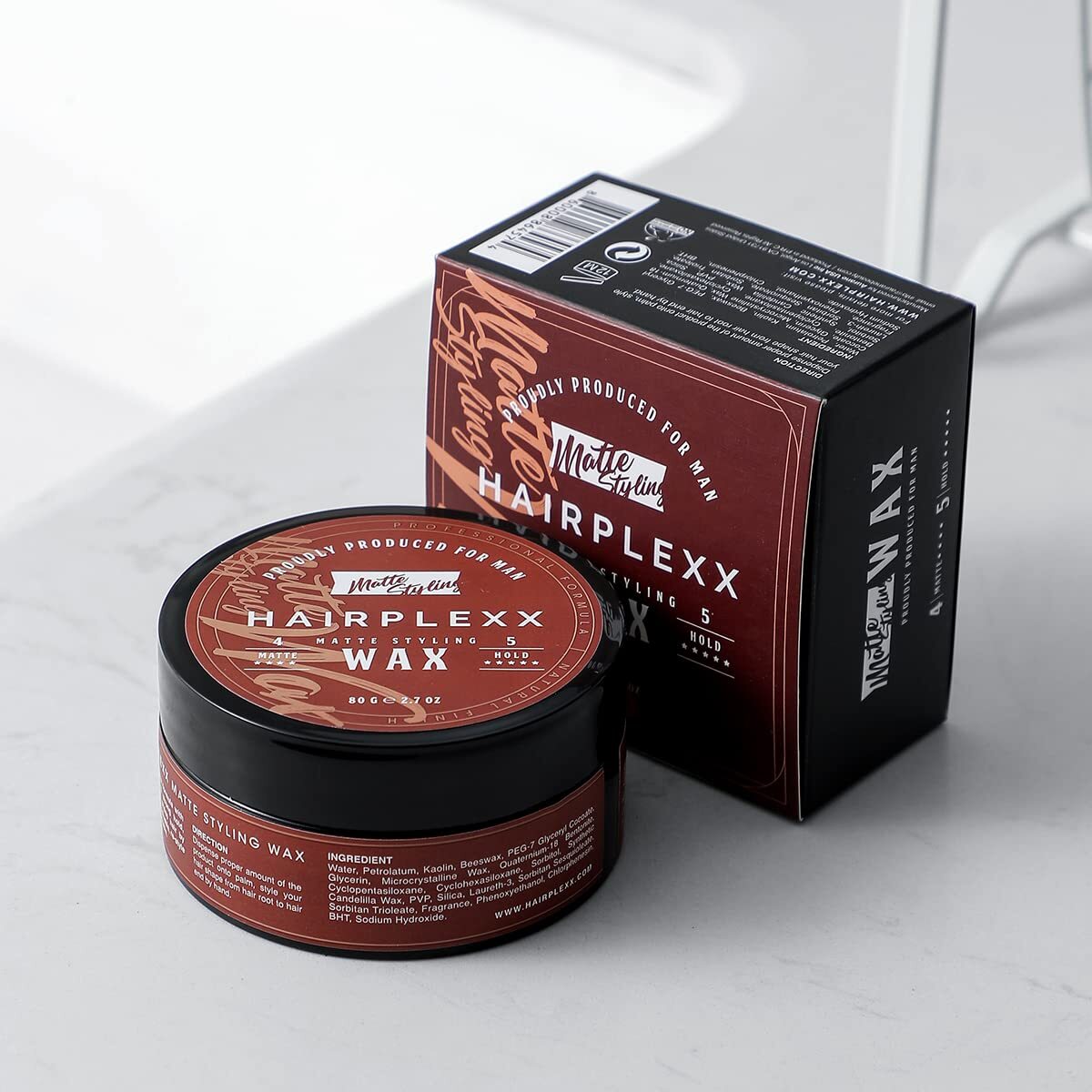 Hairplexx Matt Styling Wax 80g