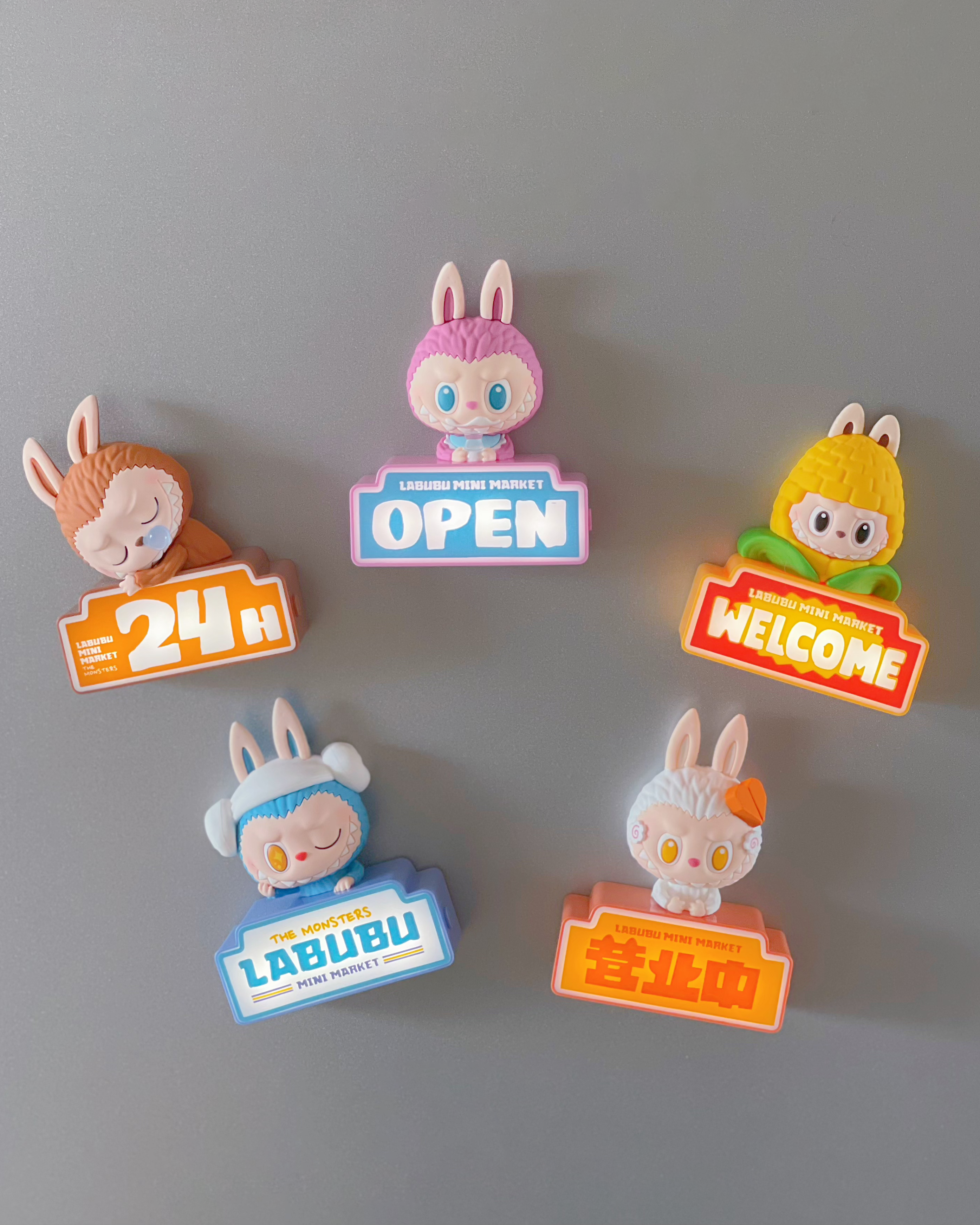 THE MONSTERS LABUBU 拉布布 怪味便利店 盲盒 冰箱貼 磁鐵 發光 / 預購