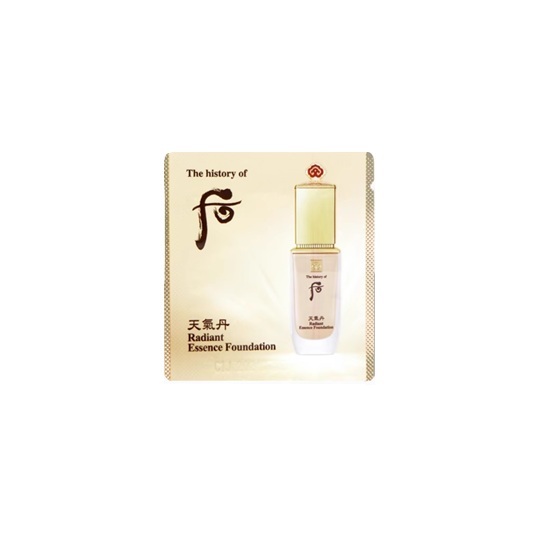 韓國 Whoo 后 天氣丹 華炫光澤精華粉底液試用裝 SPF35/PA++ #21 (30片 x1ml) (EXP:2028.04) (Code : K17)