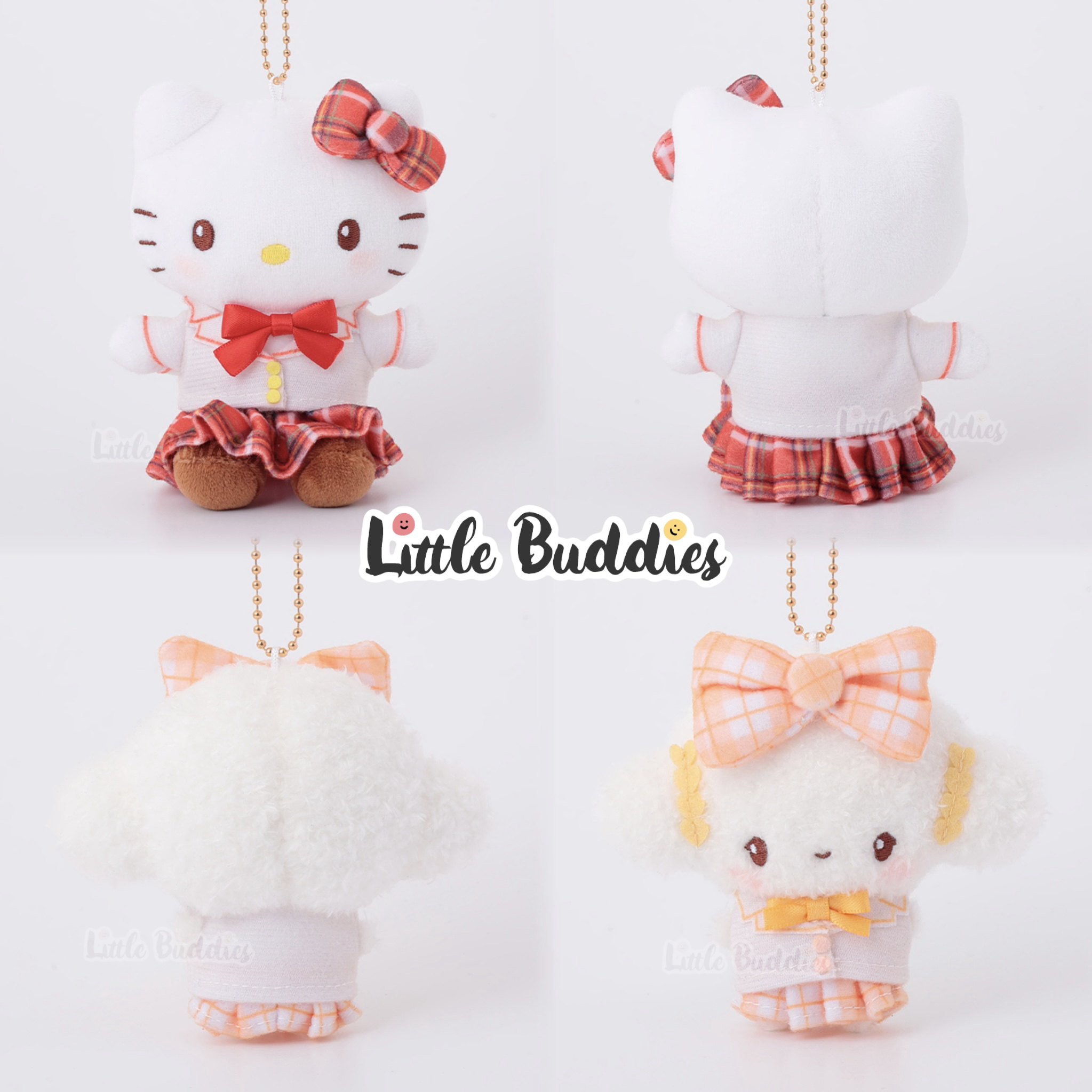 日本限定 Sanrio 友情心動系列 校服公仔匙扣