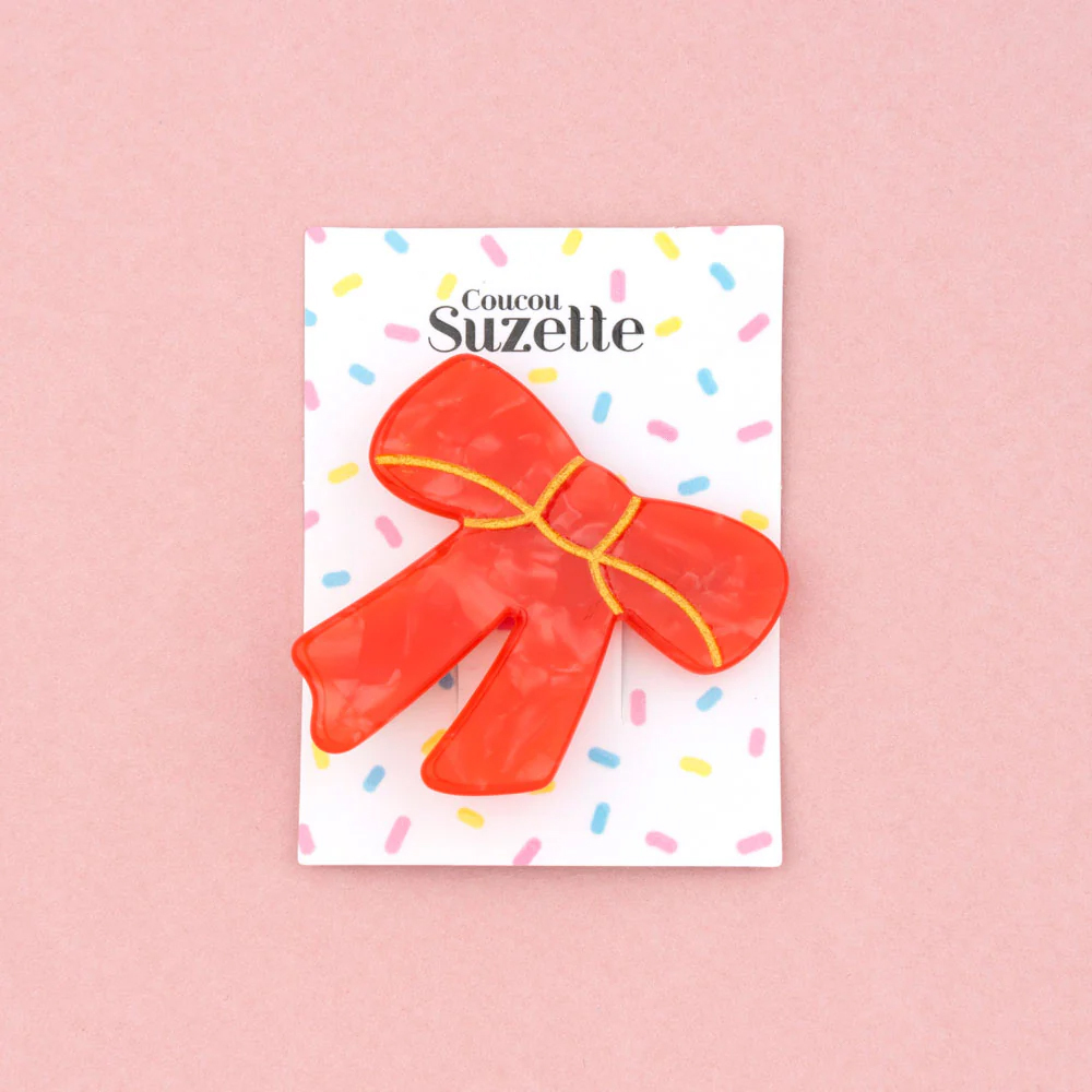 Coucou Suzette 蝴蝶結小髮夾