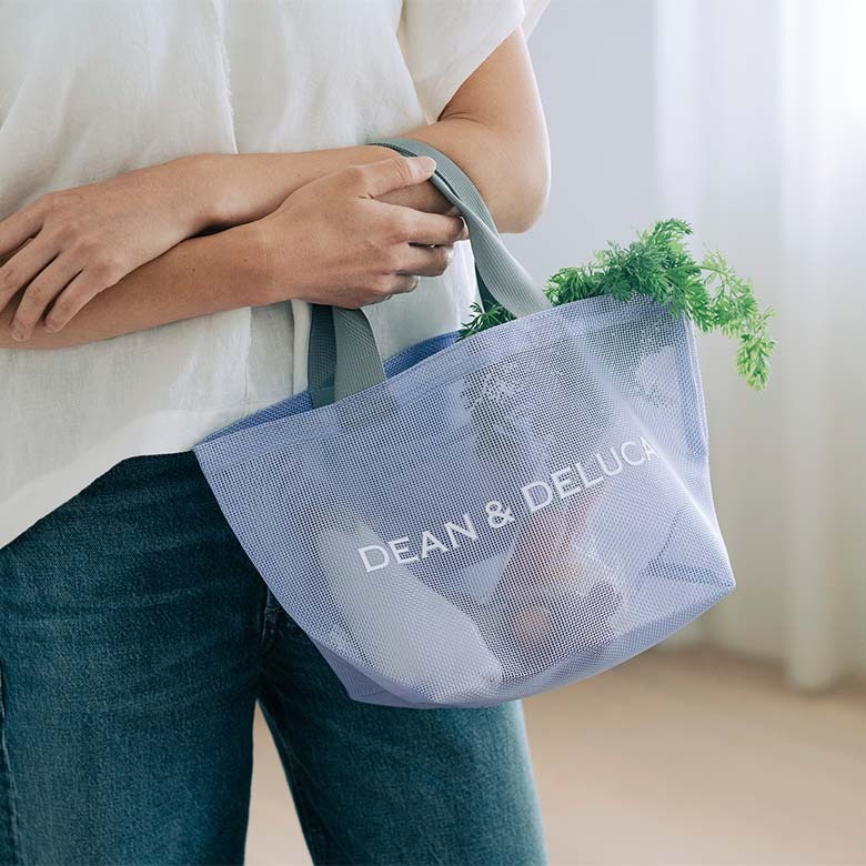 現貨┃日本主婦最愛 DEAN & DELUCA 丁香紫 網眼 托特包 購物袋