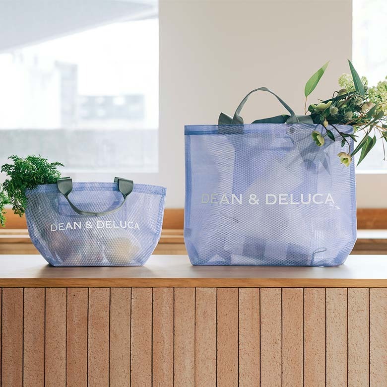 現貨┃日本主婦最愛 DEAN & DELUCA 丁香紫 網眼 托特包 購物袋