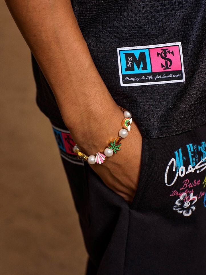 STK x MEDM聯名 SmallTownKid 夏日巡遊 珍珠LOGO 手鍊