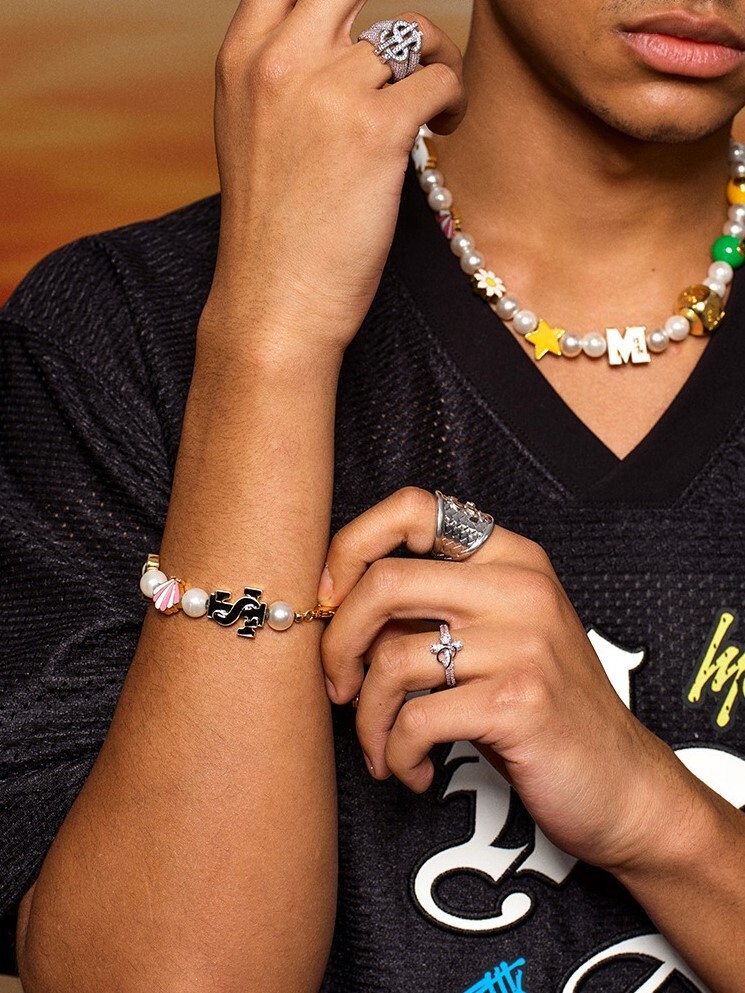 STK x MEDM聯名 SmallTownKid 夏日巡遊 珍珠LOGO 手鍊