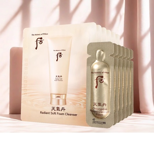 韓國 Whoo 后 天氣丹 華炫重生泡沫潔面霜試用裝 (30片 x1ml) (EXP:2028.04) (Code : K20)