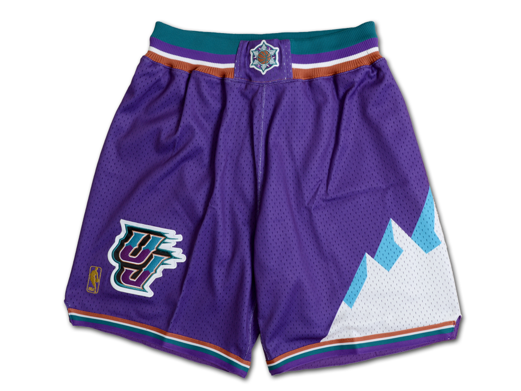 Mitchell & Ness 猶他爵士隊 1996-1997 客場 球員版 球褲