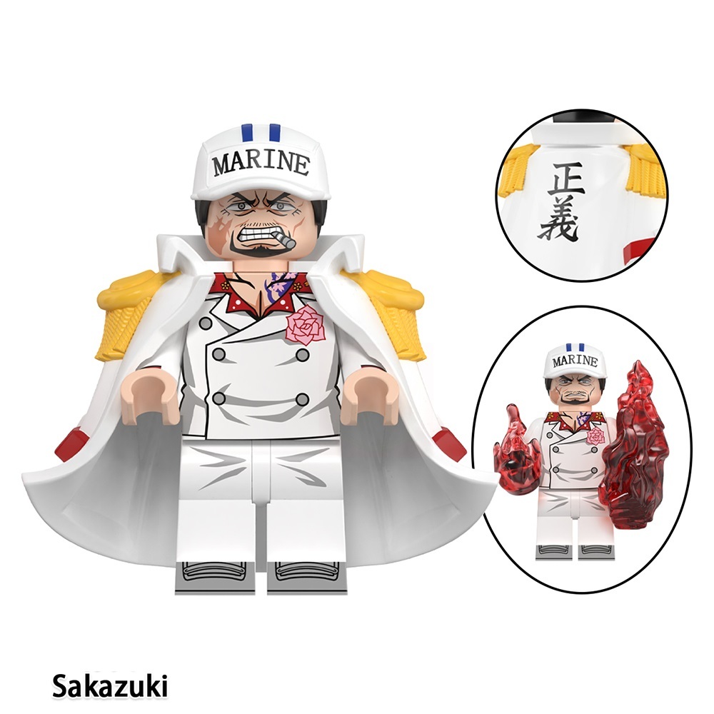 One Piece Sakazuki Custom Minifigures Minifigs Fit Lego WM6194 WM2802