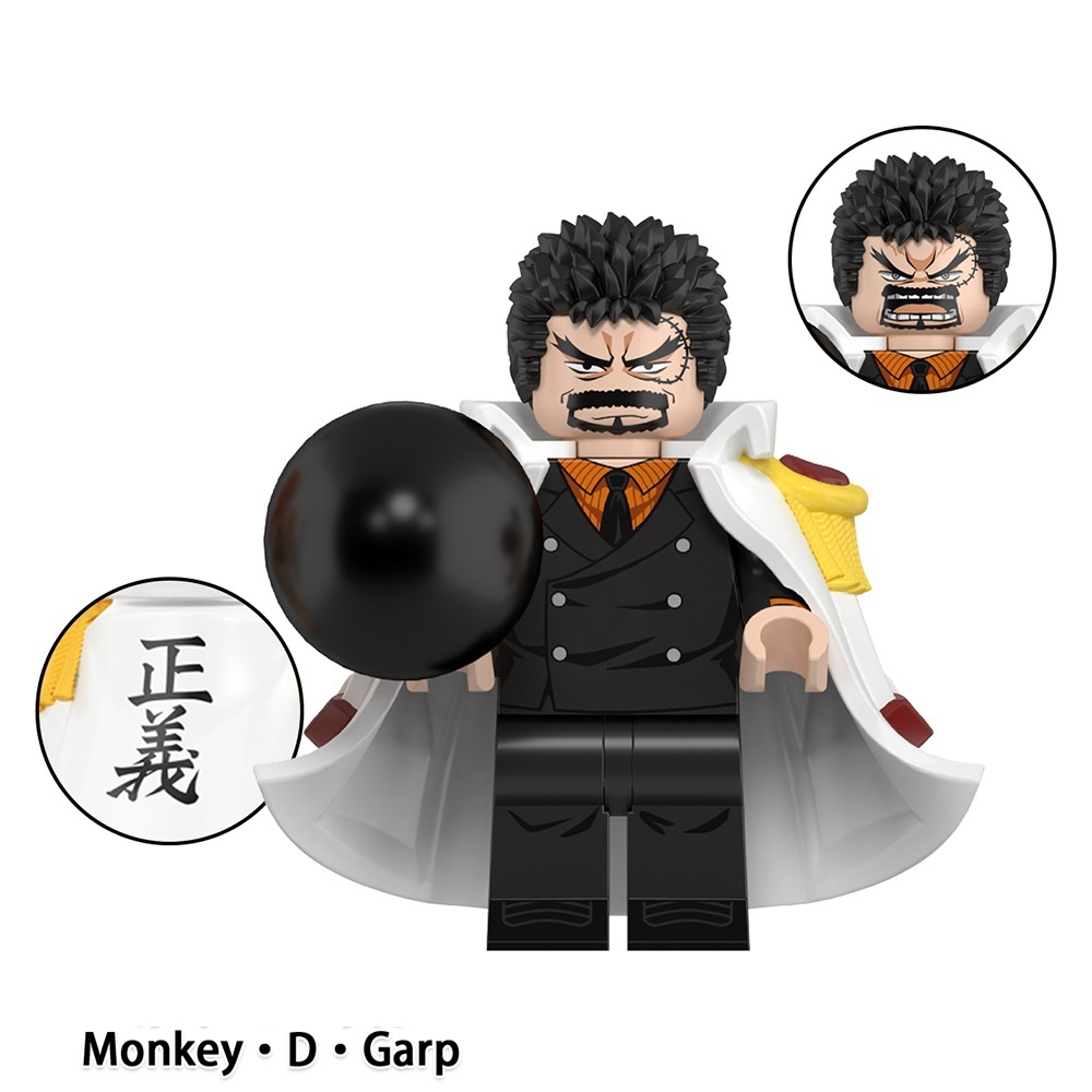 One Piece Monkey D Grap Custom Minifigures Minifigs Fit Lego WM6194 WM2806