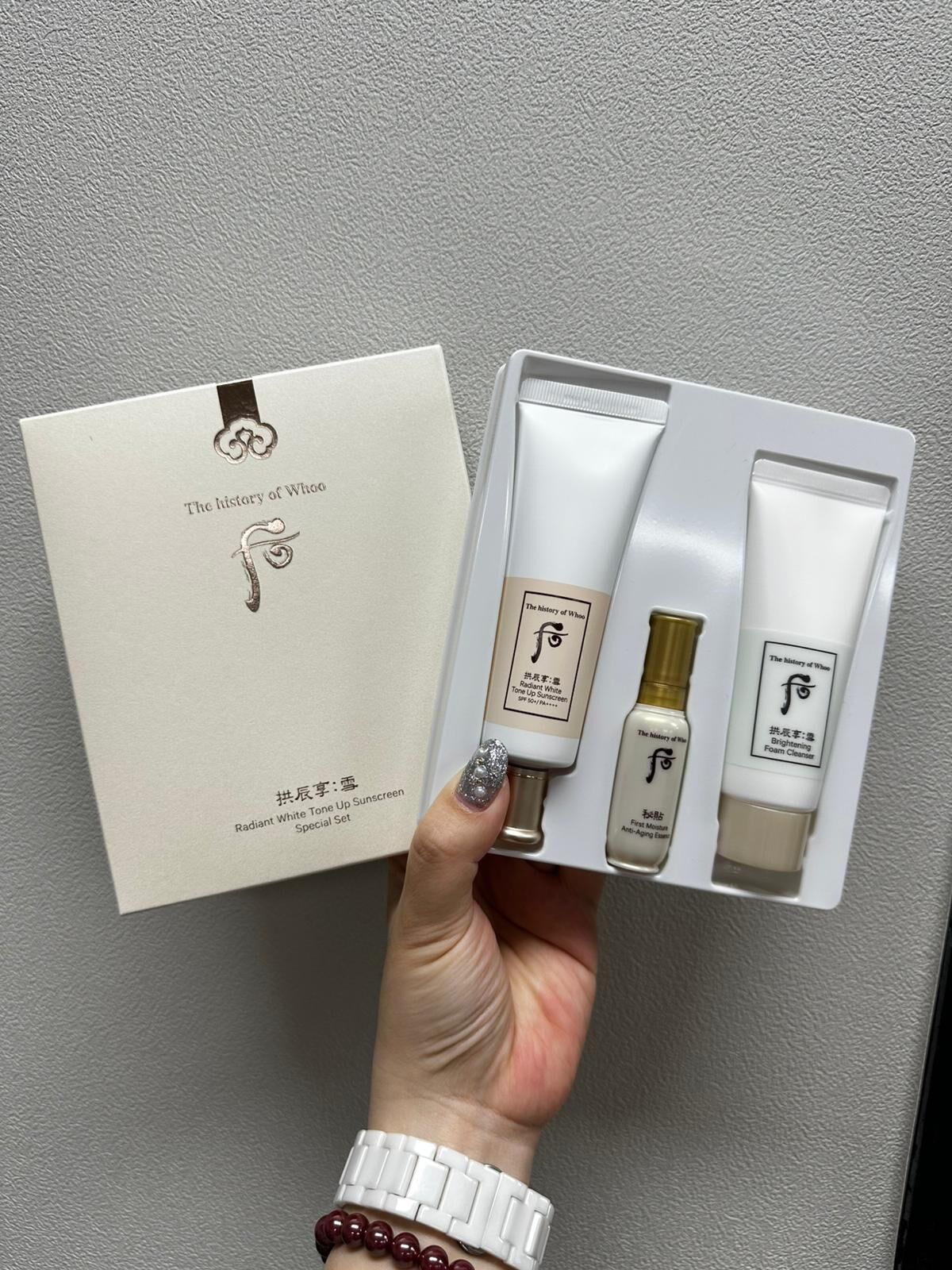 【直播】LL061785 The Whoo 后 淨白防曬素顏霜 (3件套)