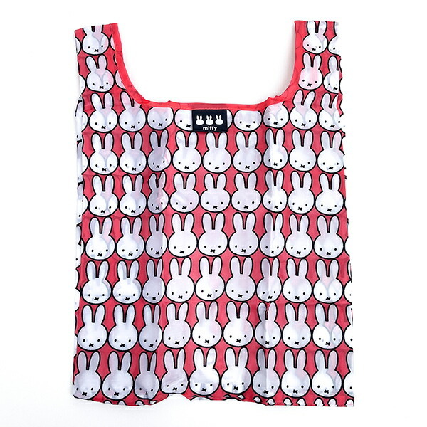 【多莉大優惠】JP Miffy 密集式環保袋 桃粉色 5397