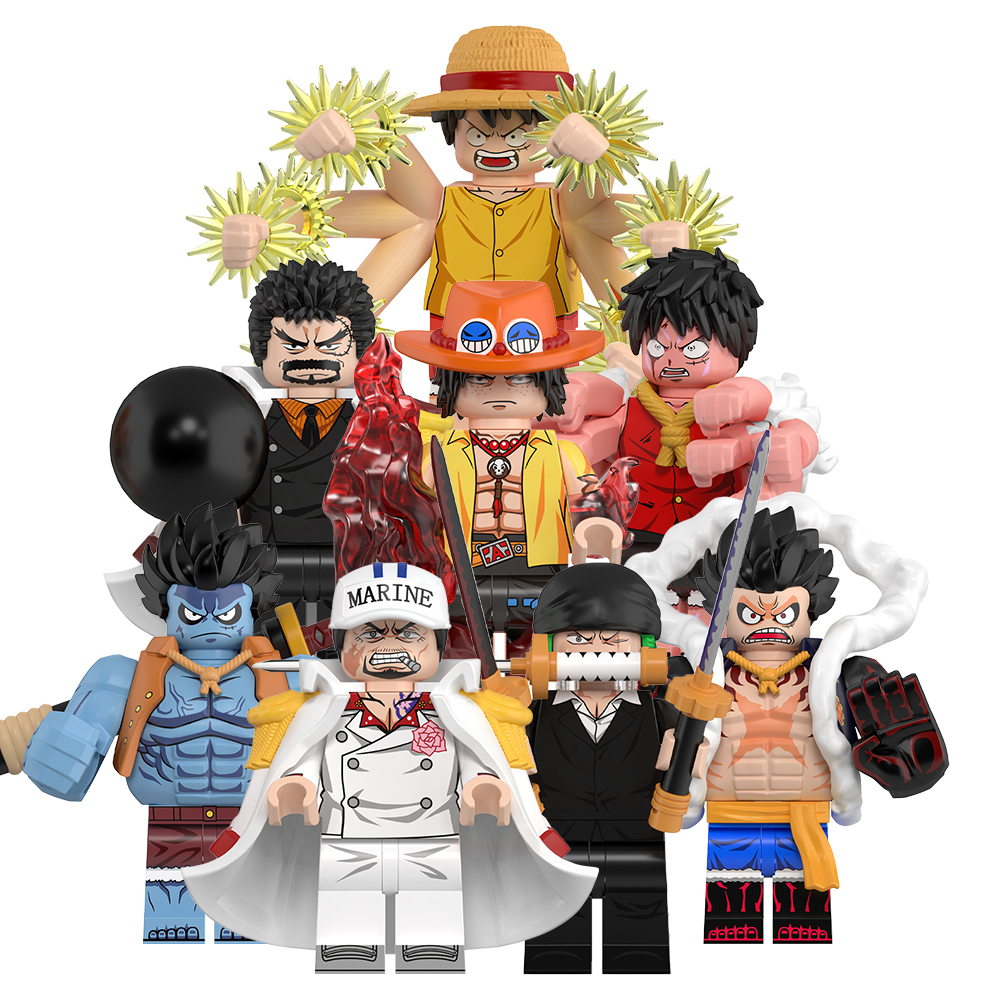 One Piece Custom Minifigures Minifigs Set Fit Lego WM6194