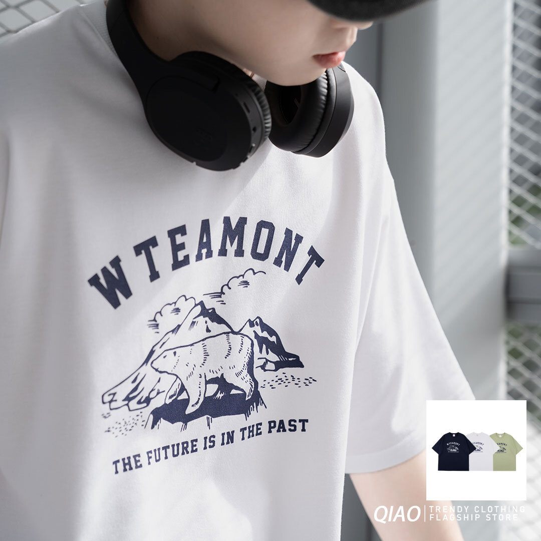 t-shirt 夏日北極熊短T