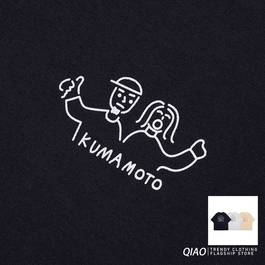 t-shirt 漫遊熊本 地圖短T