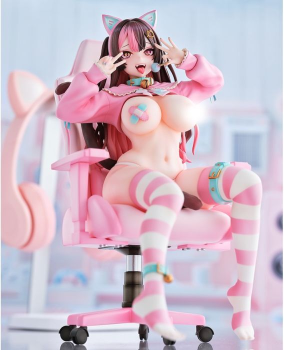 「R18」「預購」Nocturne 1/6 PVC Figure 魅惑的地雷型貓娘主播 小黑 (Danimaru 插畫)