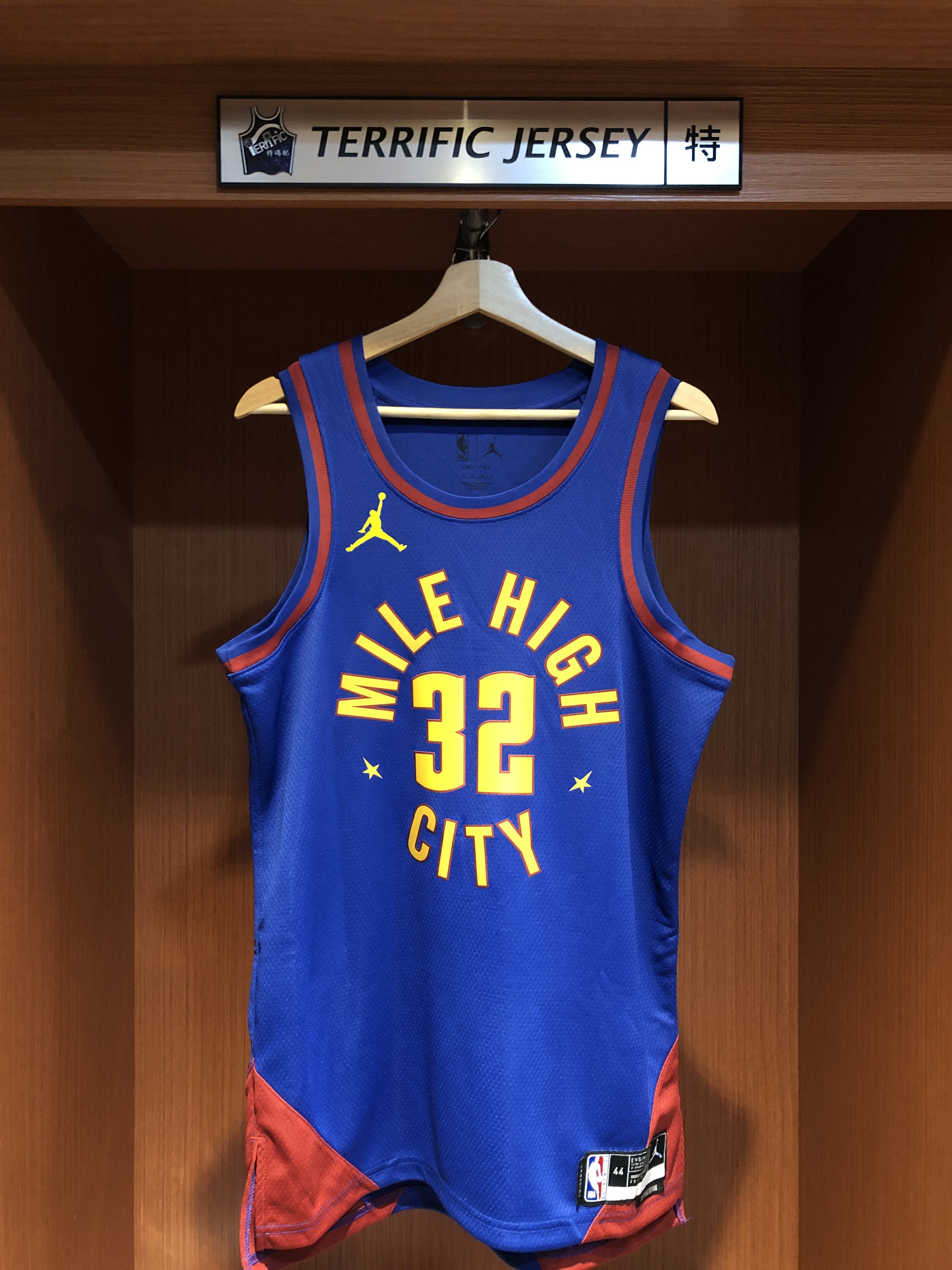 NBA球衣 Aaron Gordon 丹佛金塊藍 Statement Jordan Swingman 球迷版 熱轉印 全新