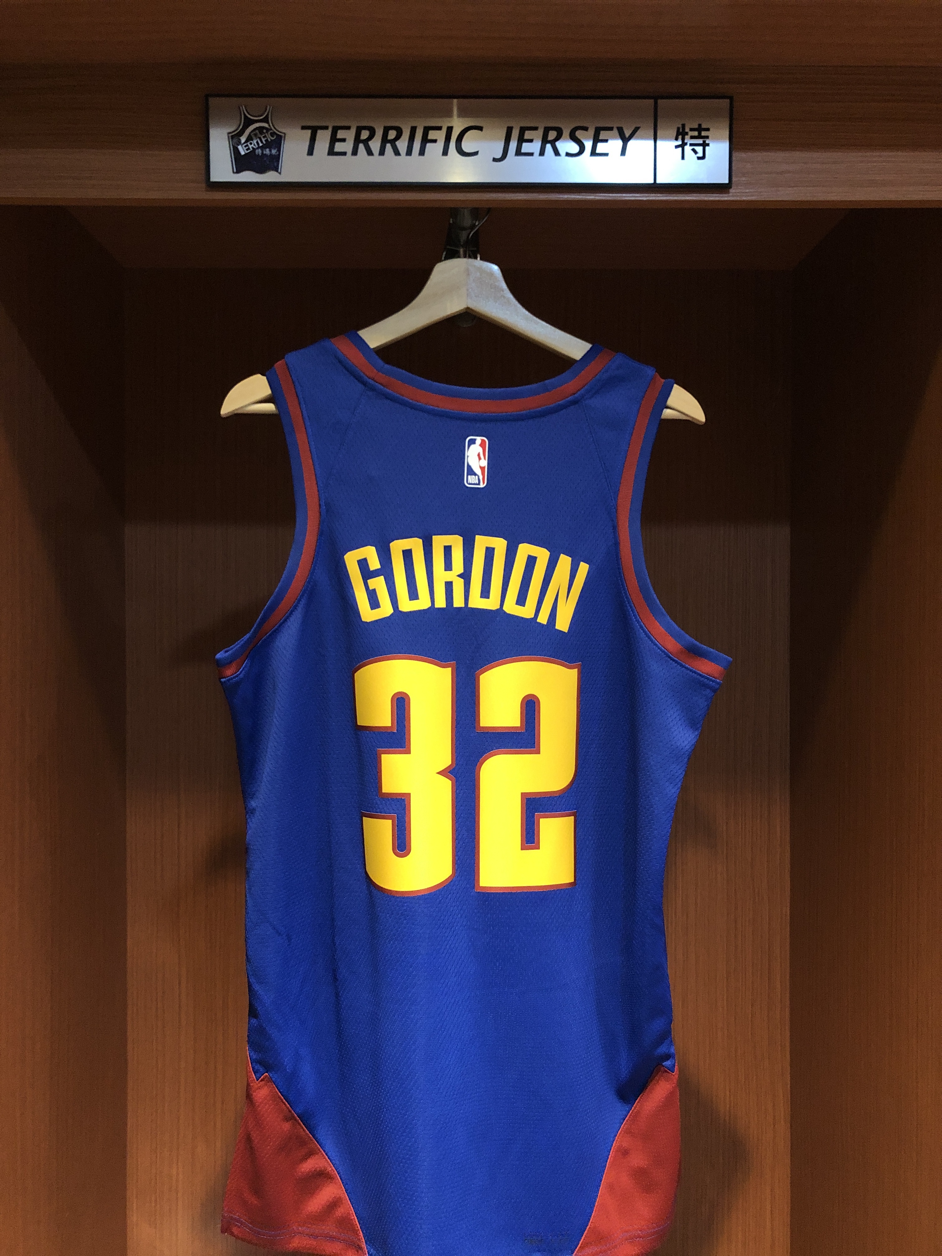 NBA球衣 Aaron Gordon 丹佛金塊藍 Statement Jordan Swingman 球迷版 熱轉印 全新