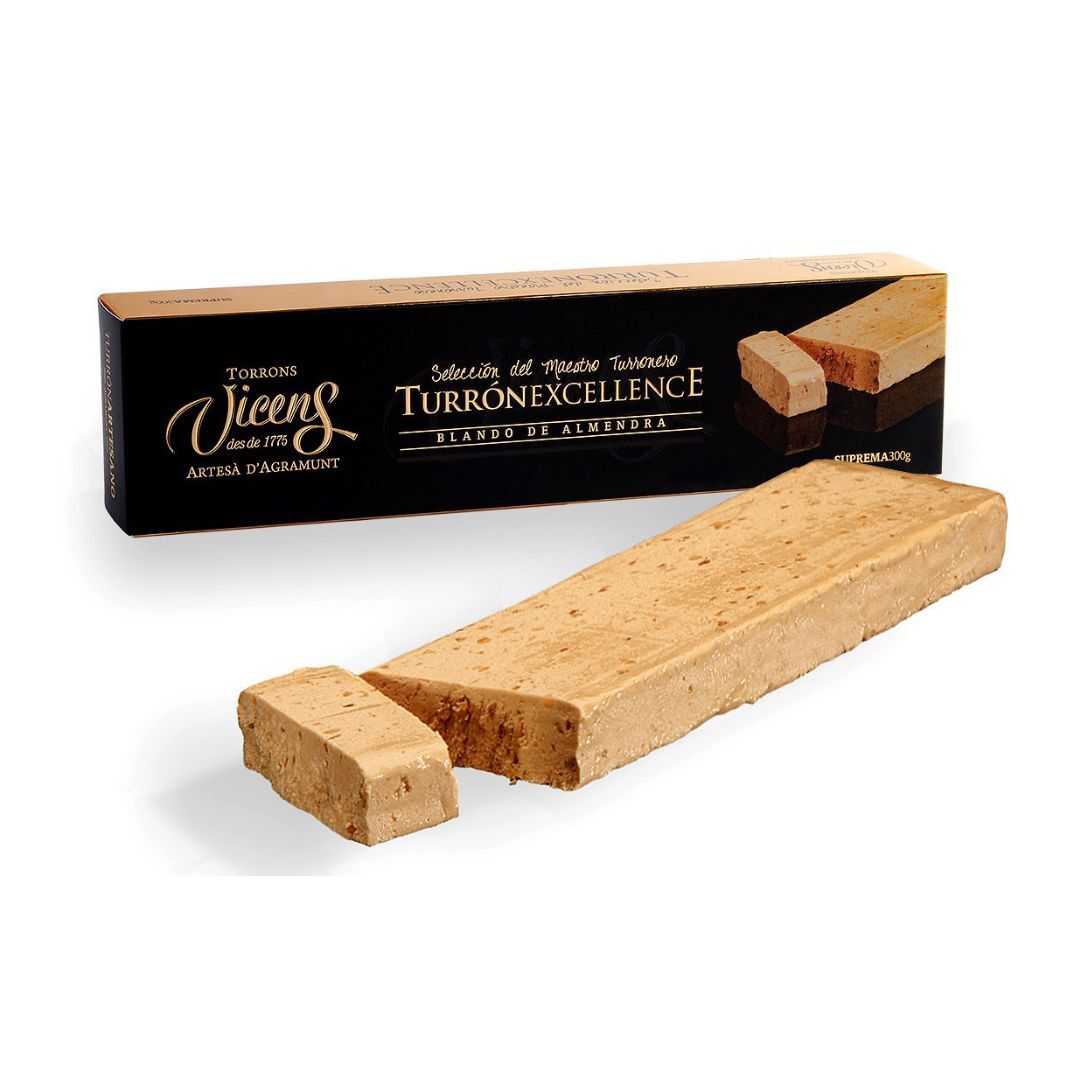 Torrons 1TV0618-007 TORRONS VICENS Soft Almond Nougat Excellenc