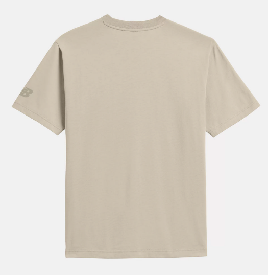 New Balance NB BOY Unisex Graphic Short-Sleeve T-Shirt – Khaki | Big Wave Illustration Tee for Casual & Streetwear Looks (JUN25)