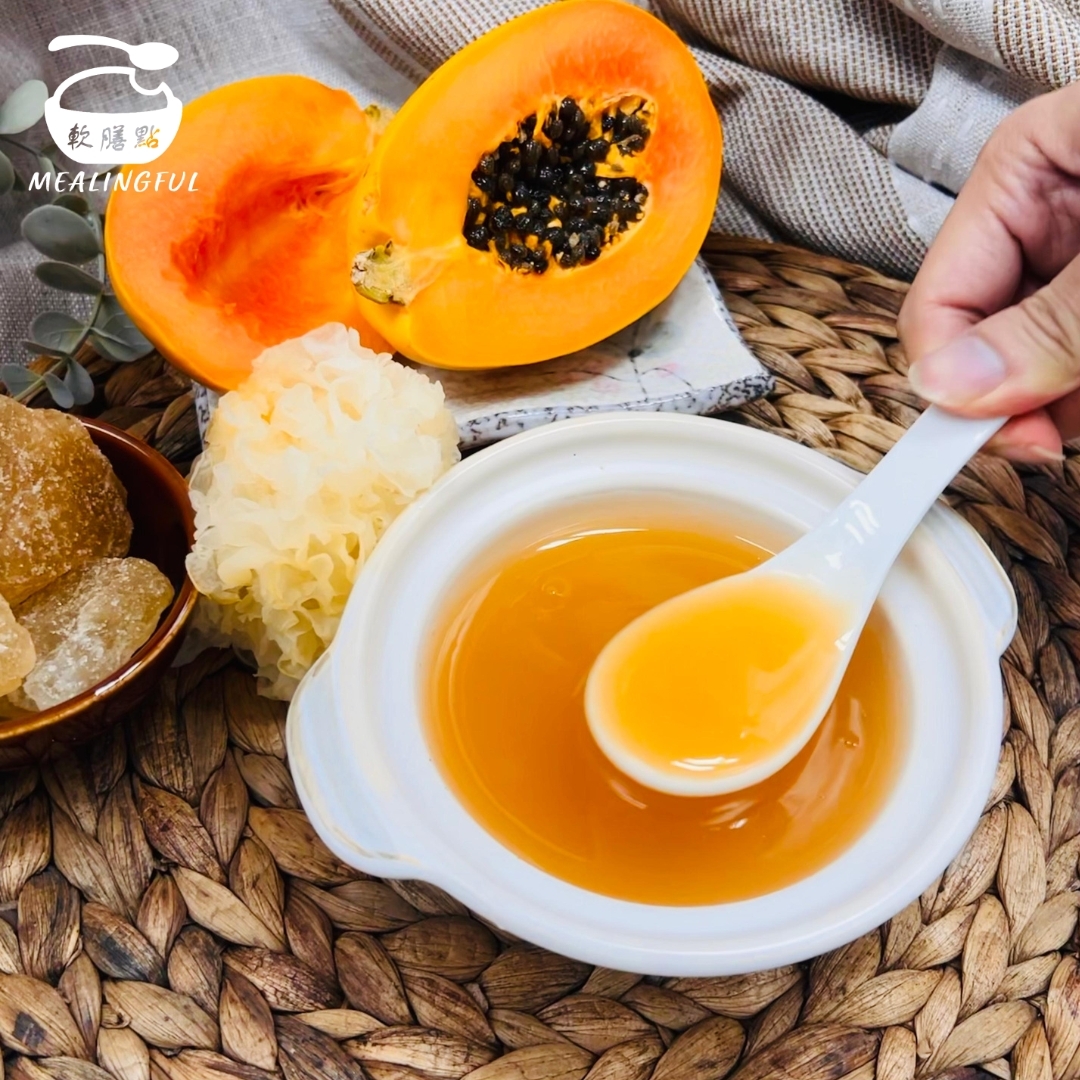 木瓜雪耳軟餐糖水