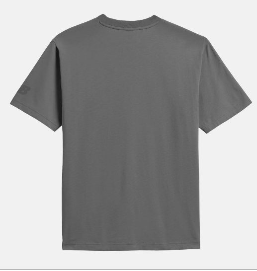 New Balance NB BOY Unisex Graphic Short-Sleeve T-Shirt – Grey | Big Wave Illustration Tee for Casual & Streetwear Looks (JUN25)