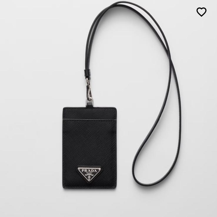 Prada Saffiano Badge Holder