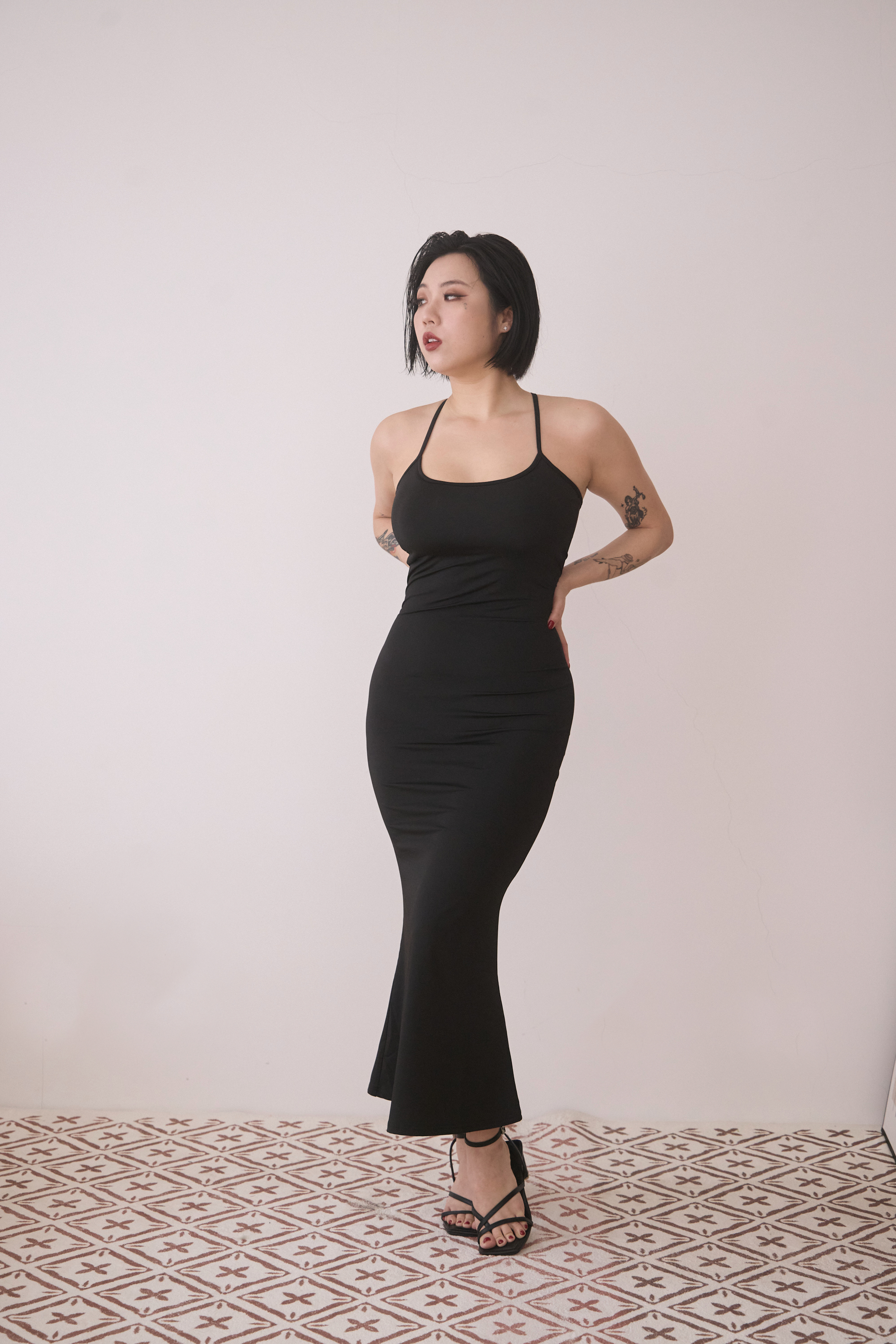 Cooling Shaping Mermaid Dress with Built-in Bra Pads