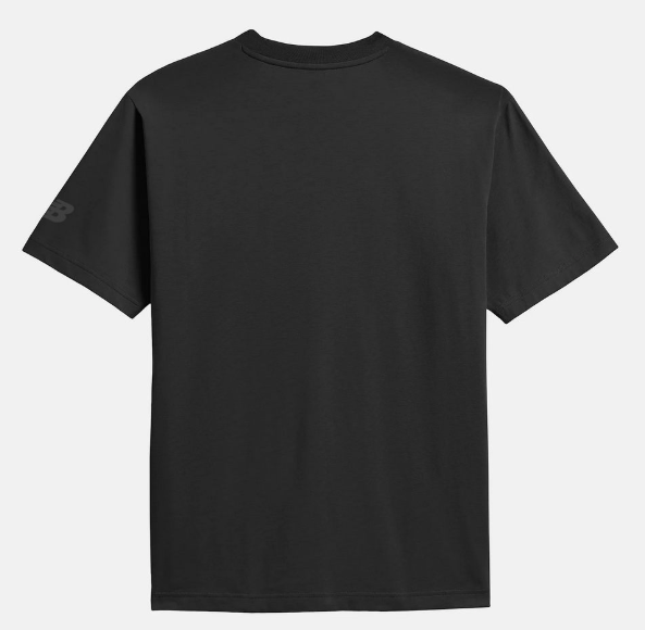 New Balance NB BOY Unisex Graphic Short-Sleeve T-Shirt – Black | Skyline Illustration Tee for Urban Streetwear Style (JUN25)